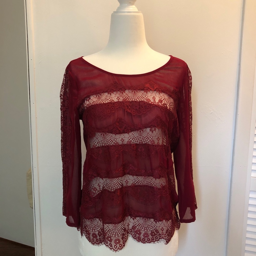 Lucky Brand Lace Blouse